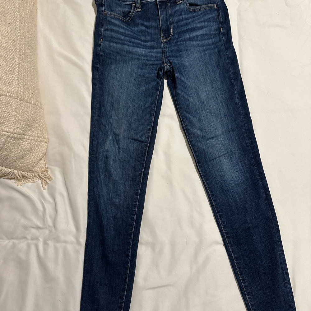 American Eagle Outfitters Dark Blue Skinny Jeans